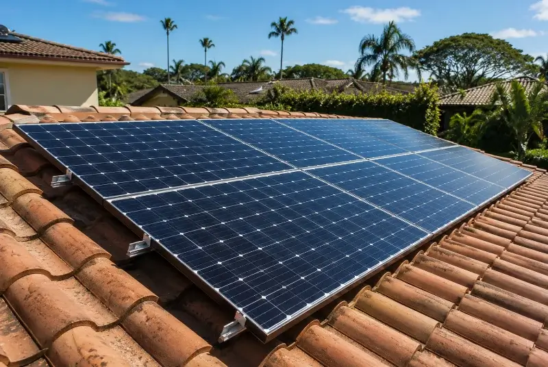Installation de panneaux solaires à Hourtin